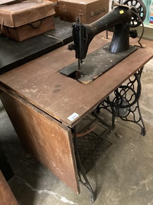 Lot 2645 - Vintage Singer treadle sewing machine