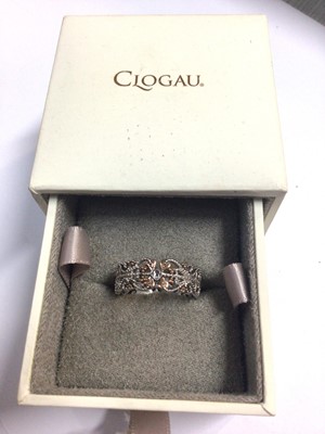 Lot 44 - Clogau silver ring in orignal box