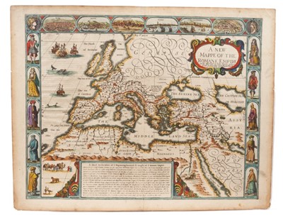 Lot 818 - John Speede - Mappe of the Roman Empire