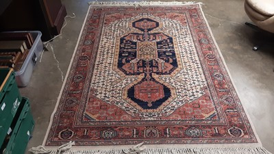 Lot 1203 - Rug with geometric decoration