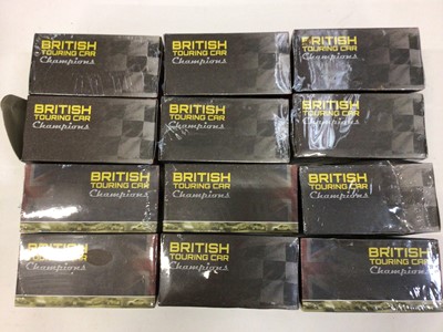 Lot 1988 - Box of Edition Atlas British Touring Car Champions models (24 in total) mostly sealed.