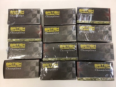 Lot 1988 - Box of Edition Atlas British Touring Car Champions models (24 in total) mostly sealed.