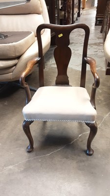 Lot 1182 - Queen Anne style child's elbow chair