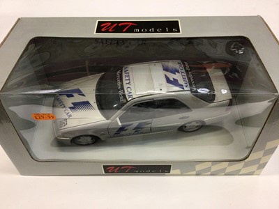 Lot 1973 - Two 1:18 Scale UT Models "F1 Mercedes Benz Safety Car & Medical Car" together with seven 1:18 scale Mercedes Benz models
