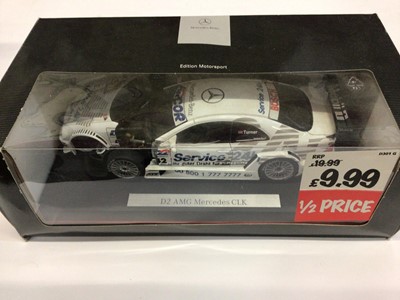 Lot 1973 - Two 1:18 Scale UT Models "F1 Mercedes Benz Safety Car & Medical Car" together with seven 1:18 scale Mercedes Benz models