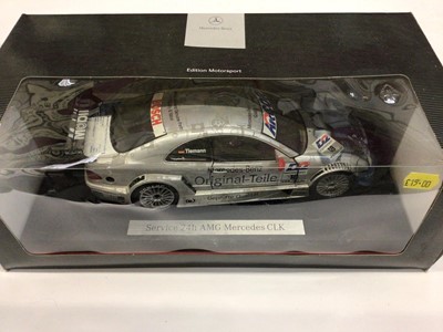 Lot 1973 - Two 1:18 Scale UT Models "F1 Mercedes Benz Safety Car & Medical Car" together with seven 1:18 scale Mercedes Benz models