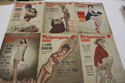 Lot 1472 - Large box of 1930's - 70's mixed ephemera including Film-The Elvis Story by RCA, Bitter Harvest booklet by Rank, Brigette Bardot front cover Picture Post, fashion, French magazines-Marie Claire 193...