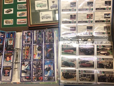 Lot 292 - Collection of car related trading cards, mainly Formula 1 and Ford in folders