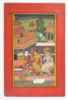 Lot 668 - Indian School (18th / 19th century), gouache...