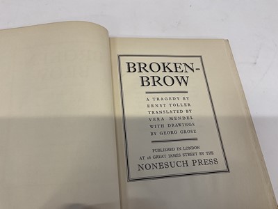 Lot 1755 - Private Press collection, including Geoffrey Keynes bibliography of William Hazlitt, Nonesuch 1931, numbered 633/750, together with George Moore - A Communication to my friends, Nonesuch 1933, numb...
