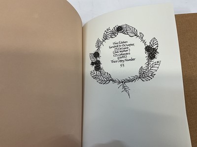 Lot 1755 - Private Press collection, including Geoffrey Keynes bibliography of William Hazlitt, Nonesuch 1931, numbered 633/750, together with George Moore - A Communication to my friends, Nonesuch 1933, numb...