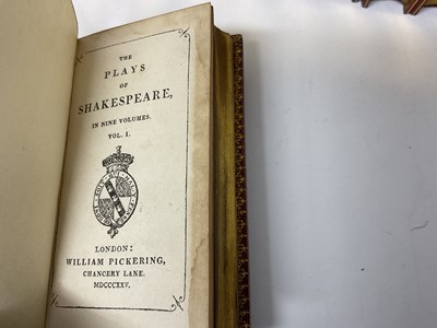 Lot 1726 - William Shakespeare - The Plays, complete set of nine miniature books, approx 85 x 48mm, published London, 1825, in fine full calf bindings