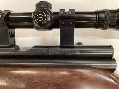 Lot 1010 - SMC CO2 powered .22 air rifle with scope