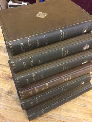 Lot 1745 - Rev. W W Fowler - The Coleoptera of the British Isles', 1887 - 1913, L. Reeve and Co. London, six volumes, original cloth binding