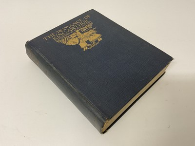 Lot 1756 - Arthur Rackham - The Romance of King Arthur, abridged from Malory's Morte D'Arthur by Alfred W. Pollard, blue cloth with decorative gilt, published by Macmillan and Co., Limited, 1917