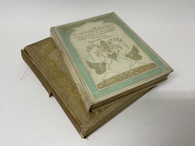 Lot 1762 - Edmund Dulac and Laurence Houseman - Princess Badoura - a tale from the Arabian Nights, Hodder & Stoughton, tooled cloth binding, together with Rubaiyat of Omar Khayyam, illustrated Dulac.  (2)