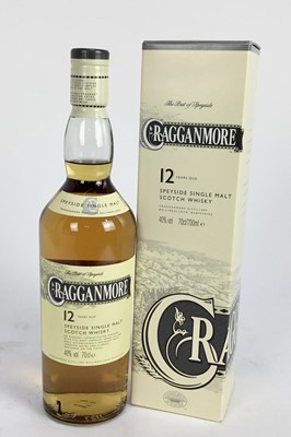 Lot 56 - Whisky - one bottle, Cragganmore 12 years old, in original card box