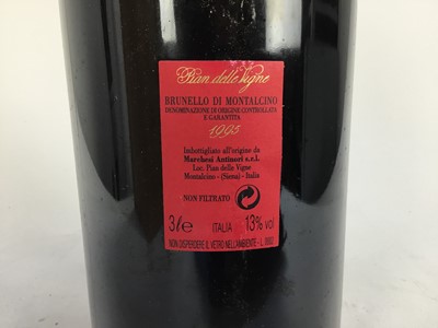 Lot 47 - Wine - one double magnum, Pian delle Vigne 1995 Brunello Di Montalcino, owc