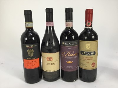 Lot 49 - Wine - twelve bottles, Italian reds, Barolo and others