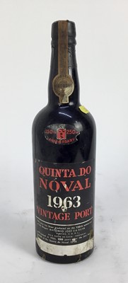 Lot 55 - Port - one bottle, Quinta Do Noval 1963