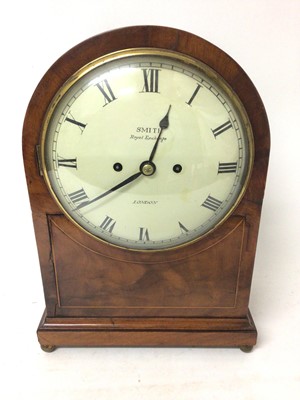 Lot 669 - George III bracket clock by Smith, Royal Exchange London