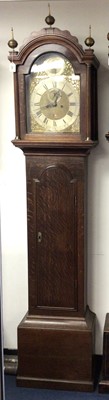 Lot 675 - 18th Century longcase clock by Thomas Thorp, Colchester