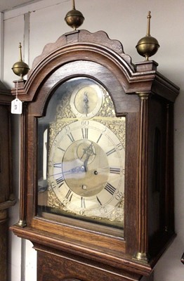 Lot 675 - 18th Century longcase clock by Thomas Thorp, Colchester