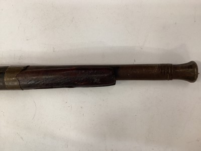 Lot 986 - 19th century sword stick, horse measuring stick and others (5)