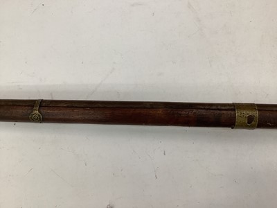 Lot 986 - 19th century sword stick, horse measuring stick and others (5)
