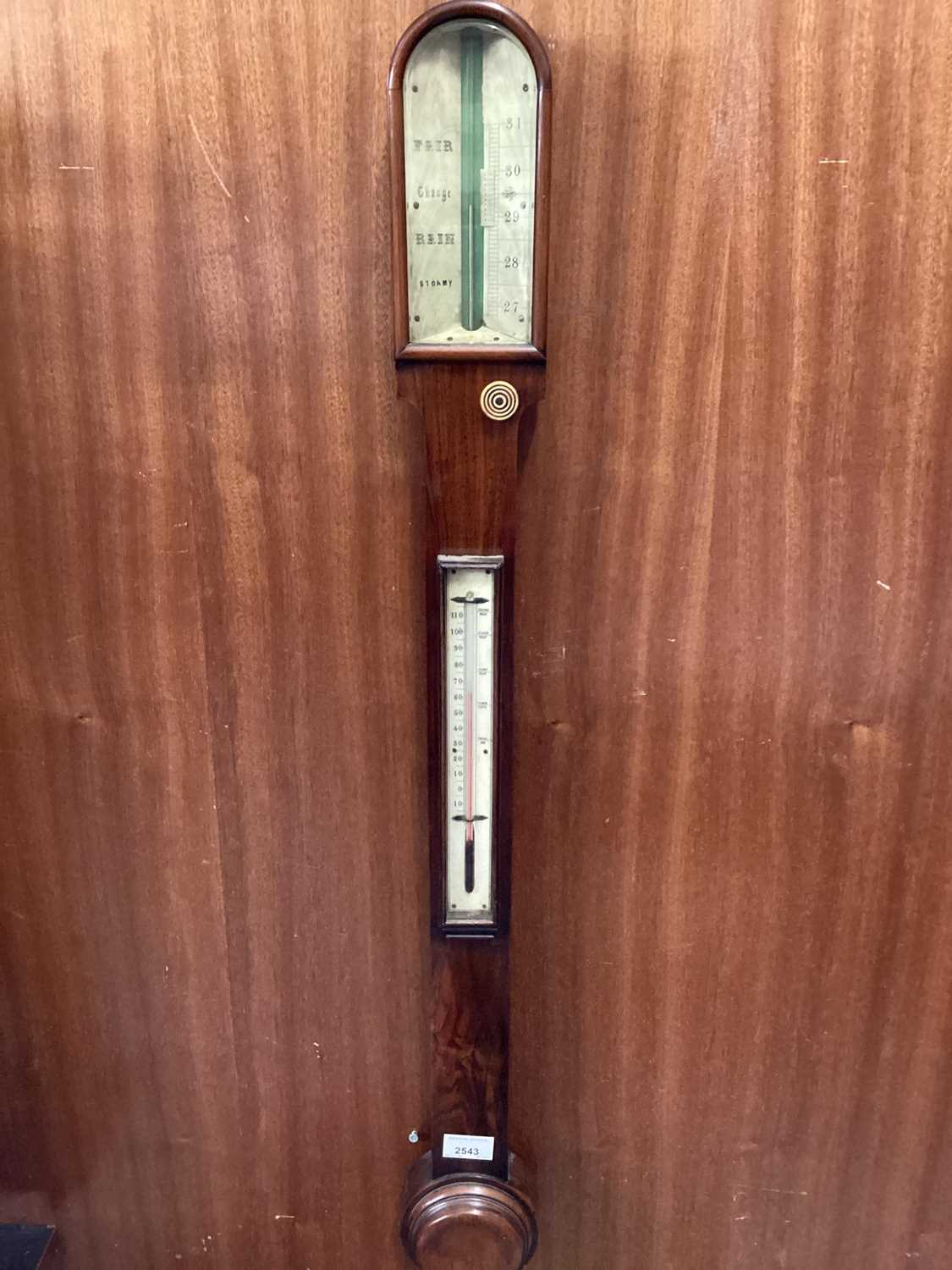 Victor Barometer Lot 2543 - Victorian stick barometer
