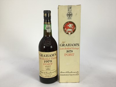 Lot 62 - Port - three bottles, Graham's LBV 1978, Graham's LBV 1979 and Sandeman LBV 1994, each boxed
