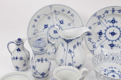 Lot 160 - Extensive collection of Copenhagen blue fluted tablewares