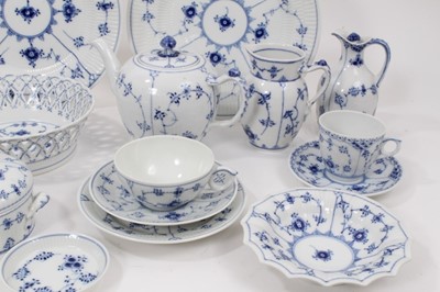 Lot 160 - Extensive collection of Copenhagen blue fluted tablewares