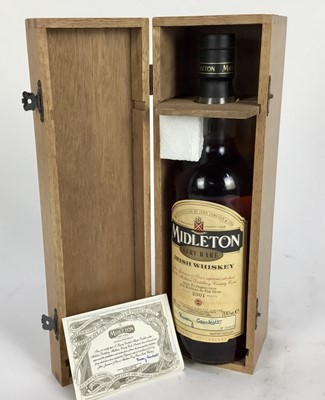 Lot 36 - Whisky - one bottle, Midleton Very Rare Irish whiskey, 2001, 700ml., 40%, No. 024528, in wooden case