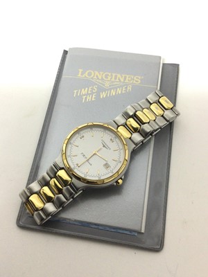 Lot 176 - Gentleman's Longines V.H.P. Conquest Quartz wristwatch