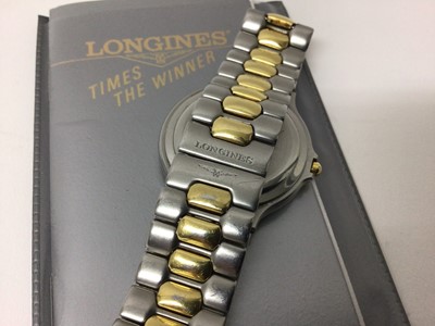 Lot 176 - Gentleman's Longines V.H.P. Conquest Quartz wristwatch