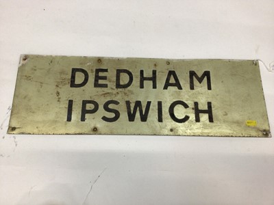 Lot 259 - Vintage sign- Dedham, Ipswich