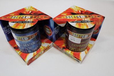 Lot 1873 - Dr. Who radio control Dalek, pair of electronic talking mugs.