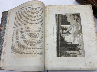 Lot 1773 - John Nicholls, The Progresses & Public Processions of Queen Elizabeth - 3 vols., 1788, 1805, full calf