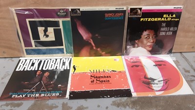 Lot 2244 - Selection of 1950' onwards Jazz records including Miles Davis, Charlie Parker, Ray Charles etc