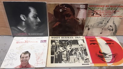 Lot 2244 - Selection of 1950' onwards Jazz records including Miles Davis, Charlie Parker, Ray Charles etc