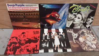 Lot 2245 - Selection of rock, pop and soul vinyl records  including Deep Purple, Bob Dylan etc