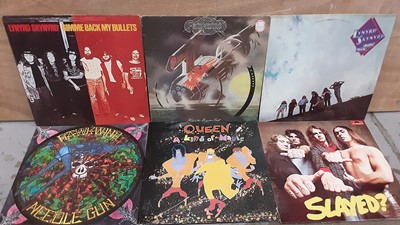 Lot 2245 - Selection of rock, pop and soul vinyl records  including Deep Purple, Bob Dylan etc