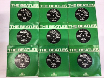 Lot 2246 - Selection of 45's including picture discs, Beatles etc