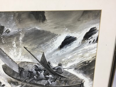 Lot 97 - Shackleton interest -20th century gouache of the lifeboat James Caird