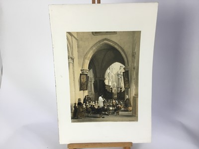 Lot 67 - Louis Haghe (1806-1885) five original lithographs, 27cm x 35.5cm, unframed