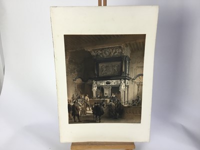 Lot 101 - Louis Haghe (1806-1885) five original lithographs, 27cm x 35.5cm, unframed