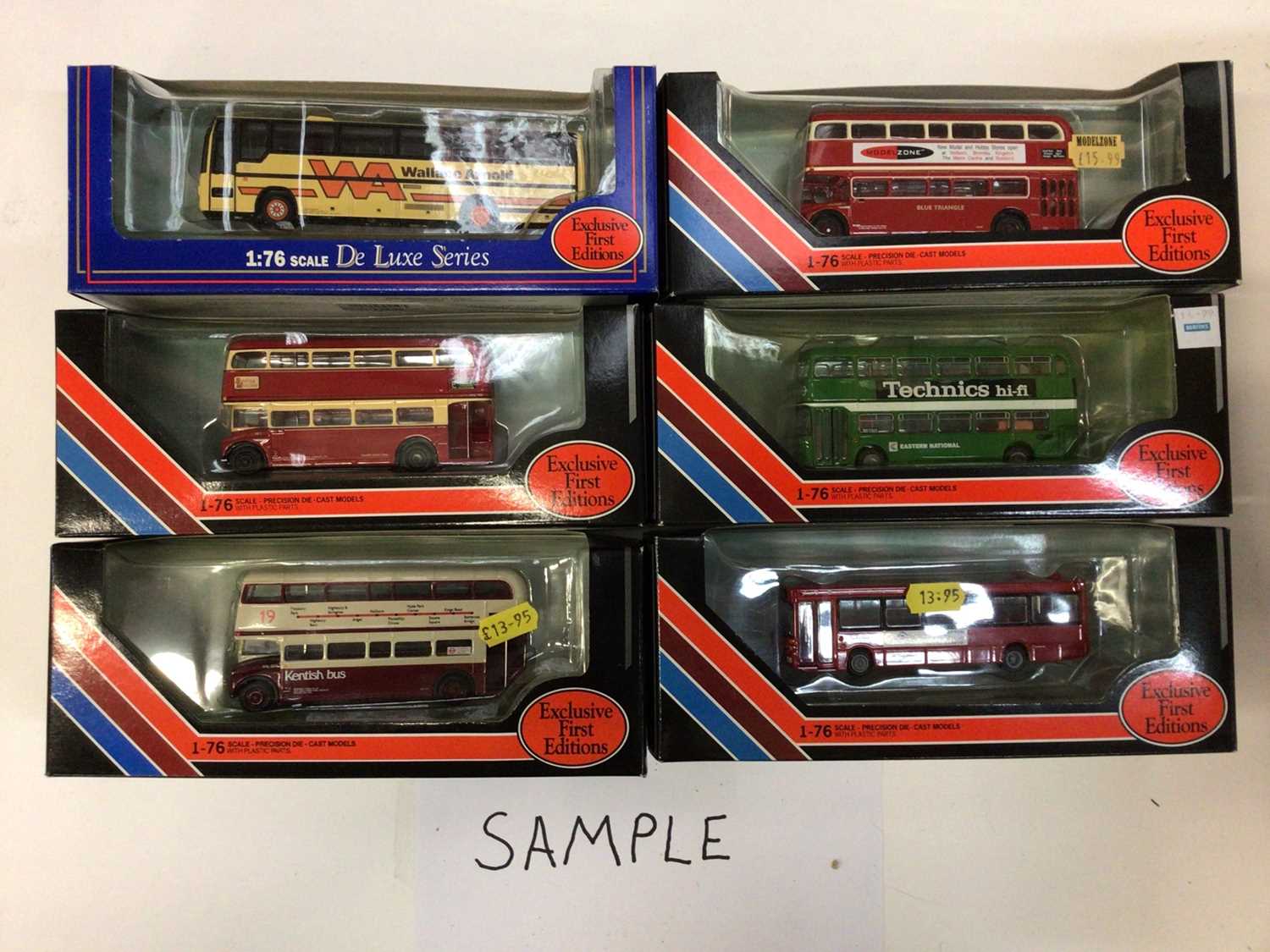 Lot 1920 - Selection of Exclusive First Editions model buses, in original boxes (14)