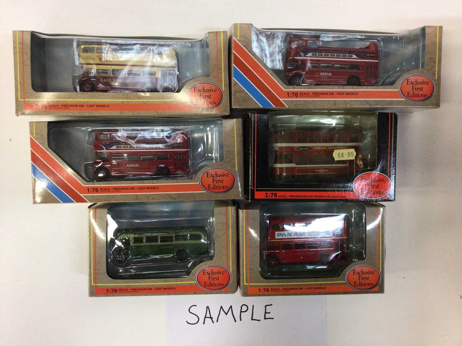 Lot 1925 - Selection of Exclusive First Editions model buses, in original boxes (22)