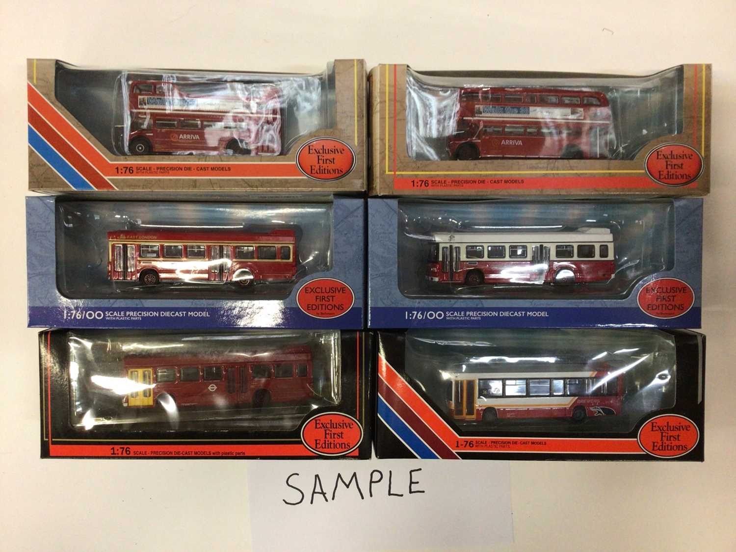 Lot 1931 - Selection of Exclusive First Editions model buses, in original boxes (25)